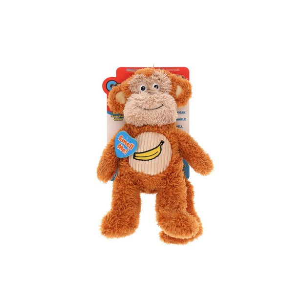 Guru Soft Scents Dog Toy Medium Monkey Banana Scented