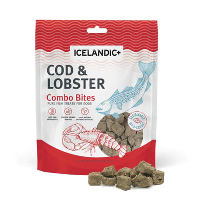 Icelandic Treats for Dogs Cod & Lobster Bites 85gm