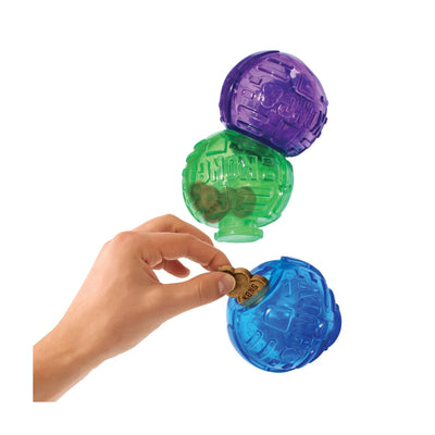 Kong Lock-It Medium 3 Pack Interactive Treat Puzzle Toy for Dogs