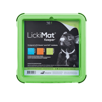Lickimat Indoor Keeper for Original & Tuff Lickimats - Green