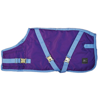 ZEEZ Supreme Dog Coat Grape Purple/Blue - Size 18 (46cm)