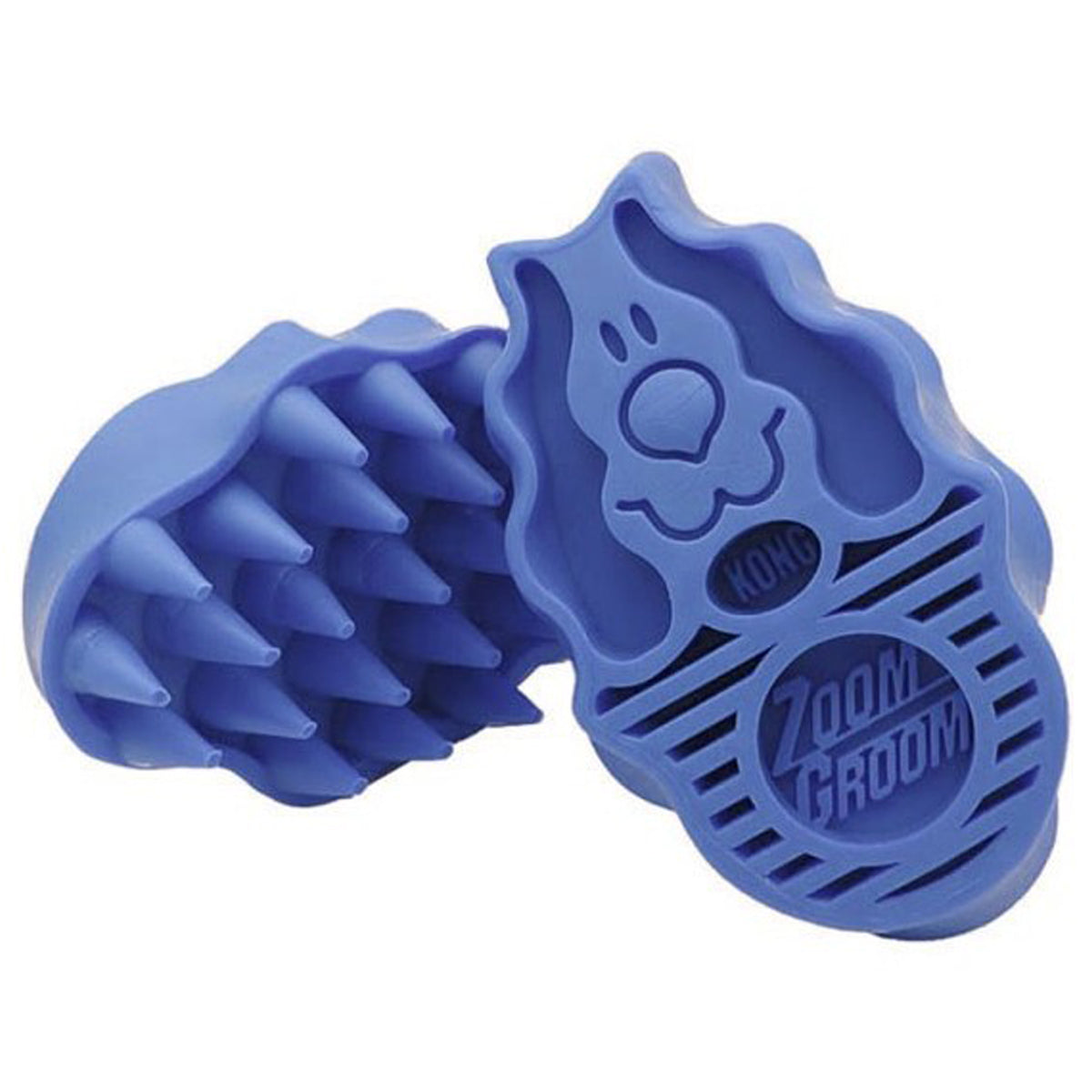Kong Zoom Groom Dog Grooming Brush - Boysenberry