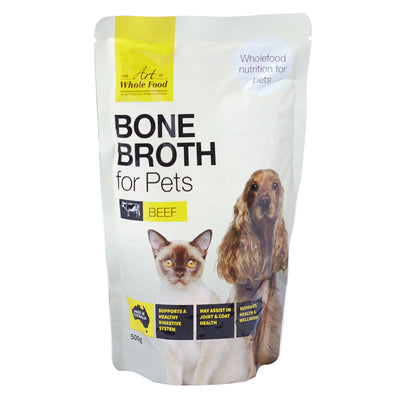 Australian Beef Bone Broth for Dogs and Cats 500gm