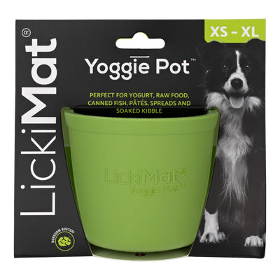 Lickimat Yoggie Pot Food Treat Bowl Green