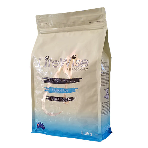 Lifewise Ocean Fish with Rice Large Bites for Adult Dogs 2.5kg