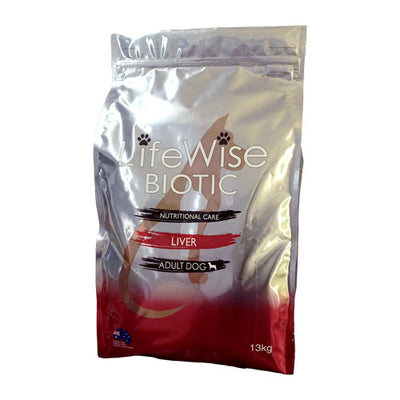 Lifewise Biotic Liver & Kidney with Chicken, Barley, Oats & Vegetables for Dogs 13kg