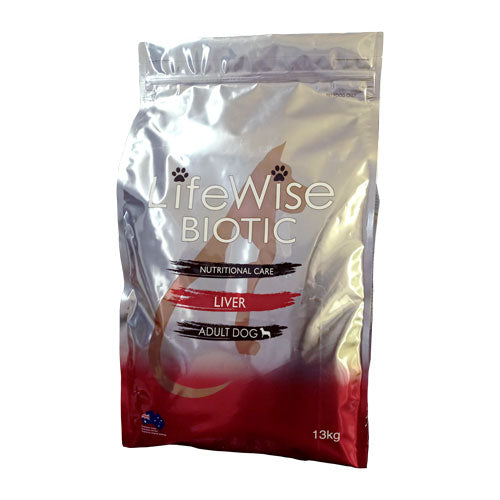 Lifewise Biotic Liver & Kidney with Chicken, Barley, Oats & Vegetables for Dogs 13kg