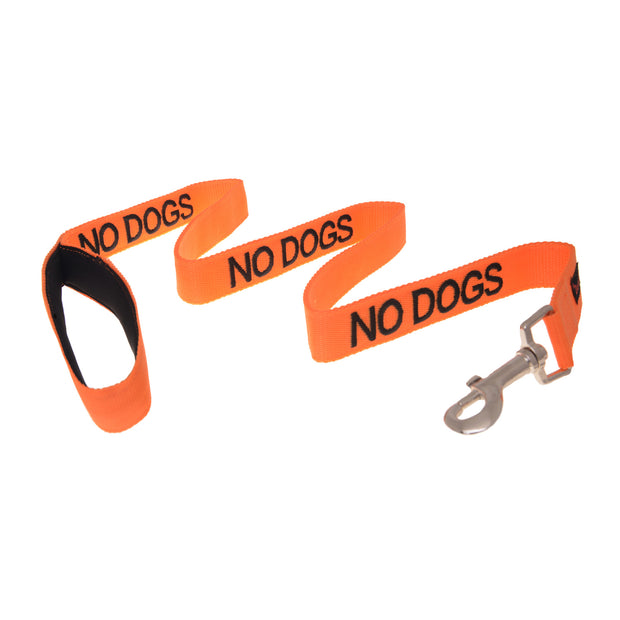 NO DOGS - 120cm Standard Lead by Friendly Dog Collars