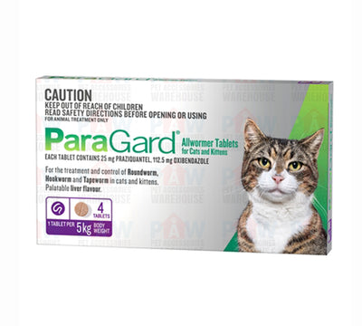 Paragard for Cats 5kg PURPLE - 4 Pack