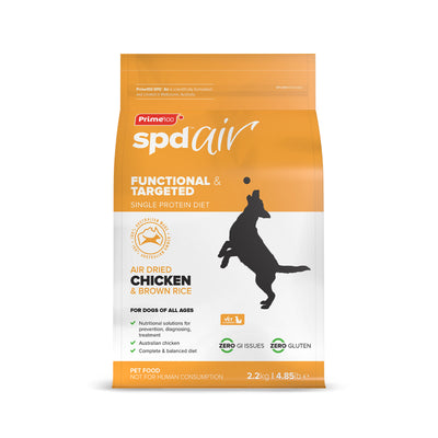 Prime100 SPD Air Dried Chicken & Brown Rice for Dogs 2.2kg