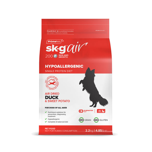Prime100 SKG Air Dried Duck & Sweet Potato for Dogs 2.2kg