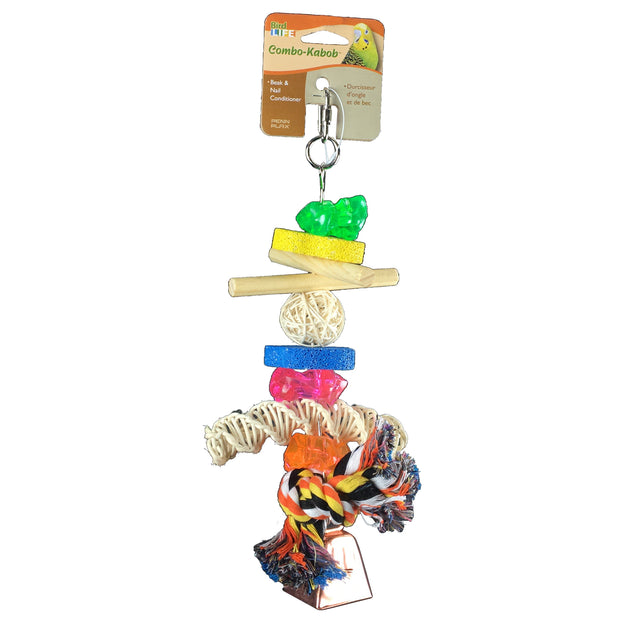 Bird Parrot Toy Combo Kabob - Large