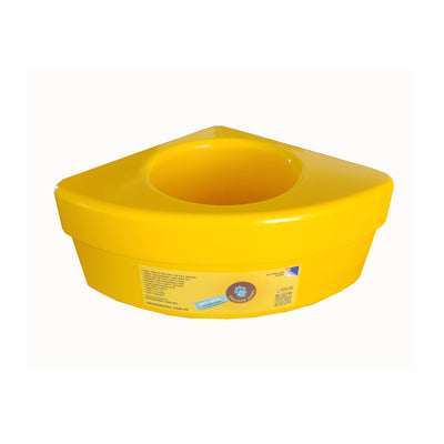 K9 Cruiser CORNER Water Bowl Anti-Spill - Yellow