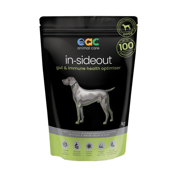 EAC In-Sideout Pre & Probiotic Natural Supplement for Dogs 1kg