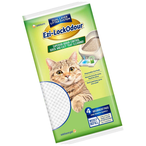 Ezi-Lockodour Cat Litter Pads 4 Pack