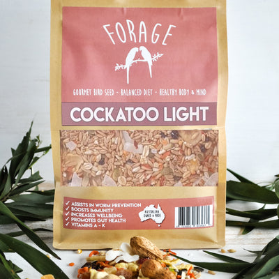 Forage Gourmet Bird Seeds - Cockatoo, Galah & Corella Light 1kg