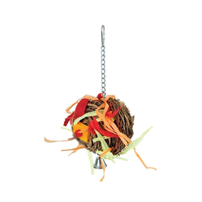 Featherland Paradise Chew Years Eve Reed Basket Toy Creative Foraging for Birds