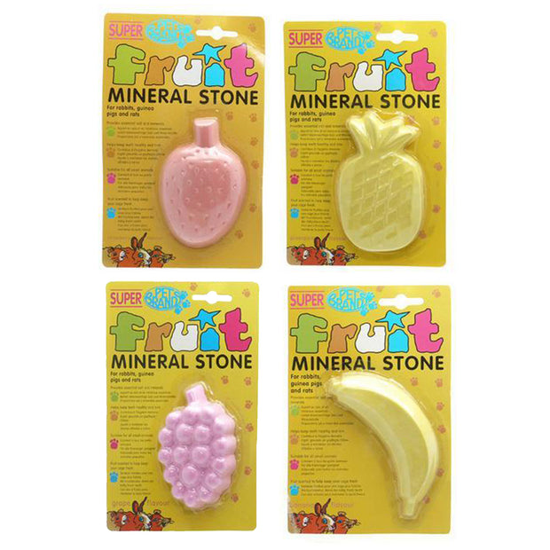 Fruit Mineral Stones for Small Animals - Assorted 12 Pack
