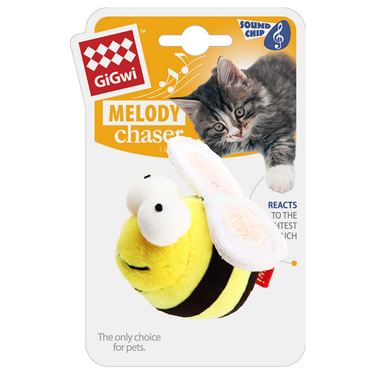 Gigwi Melody Chaser Motion Active Bee Toy for Cats