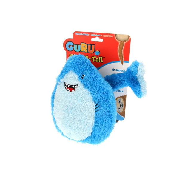 Guru Hide-A-Tail Shark Large Soft Toy for Dogs