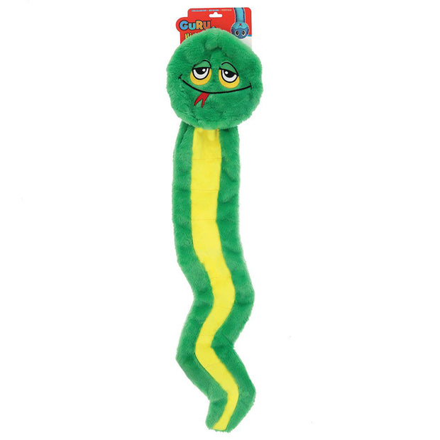 Guru Hide-A-Tail Green Snake Extra Large Soft Toy for Dogs