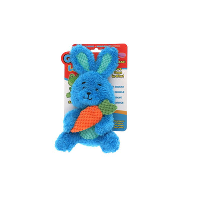Guru Loveys 2-In-1 Soft Toys for Dogs Medium Rabbit with Carrot