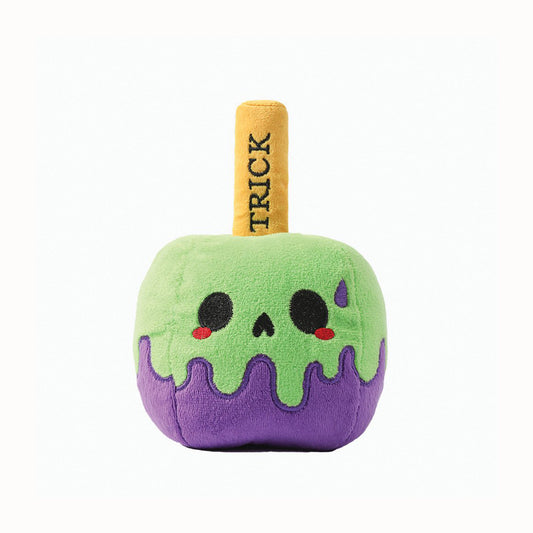 Hugsmart Fuzzy Friendz Candy Toffee Apple Soft Squeaky Dog Toy