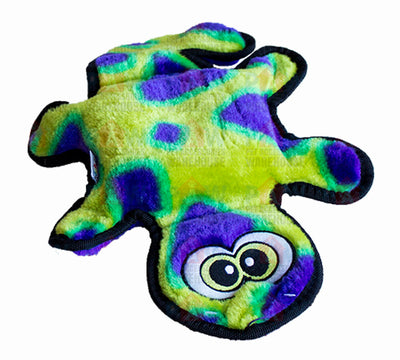 Outward Hound Invincible Gecko Green & Purple - 2 Squeakers