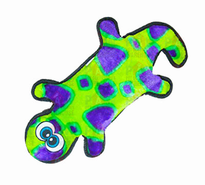 Outward Hound Invincible Gecko Green & Purple - 4 Squeakers