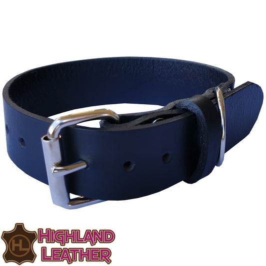 Leather Collar for Dogs Medium Made in Australia