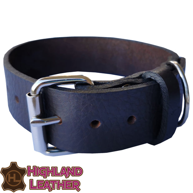 Leather Collar for Dogs Extra Large Made in Australia