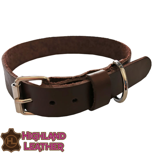 Leather Collar for Dogs Small Made in Australia