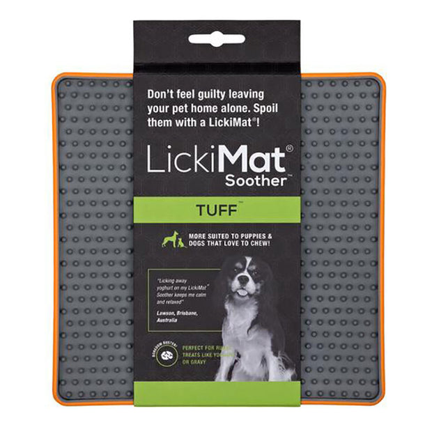 Lickimat Tuff for Dogs and Cats - Soother Orange