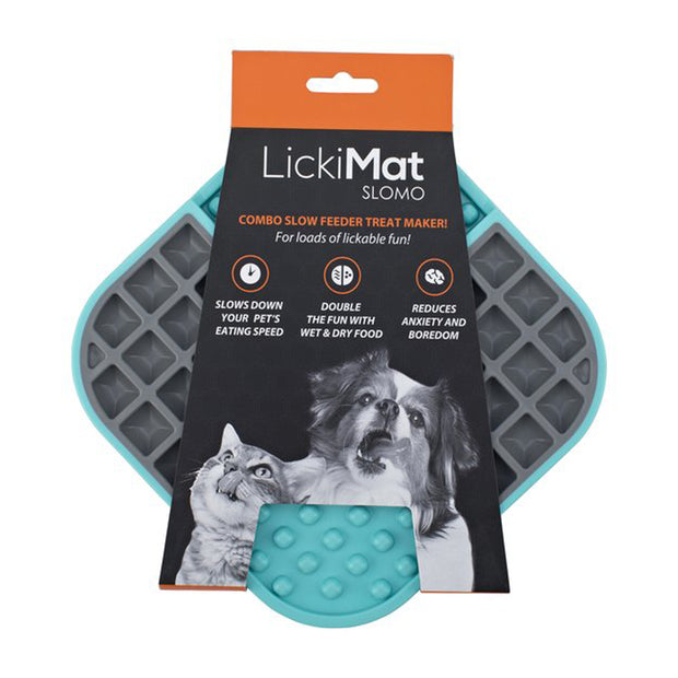 Lickimat Slomo for Dogs and Cats - Turquoise