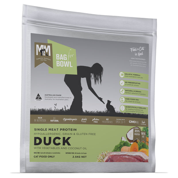 Meals For Meows Single Protein Grain Free Duck 2.5kg