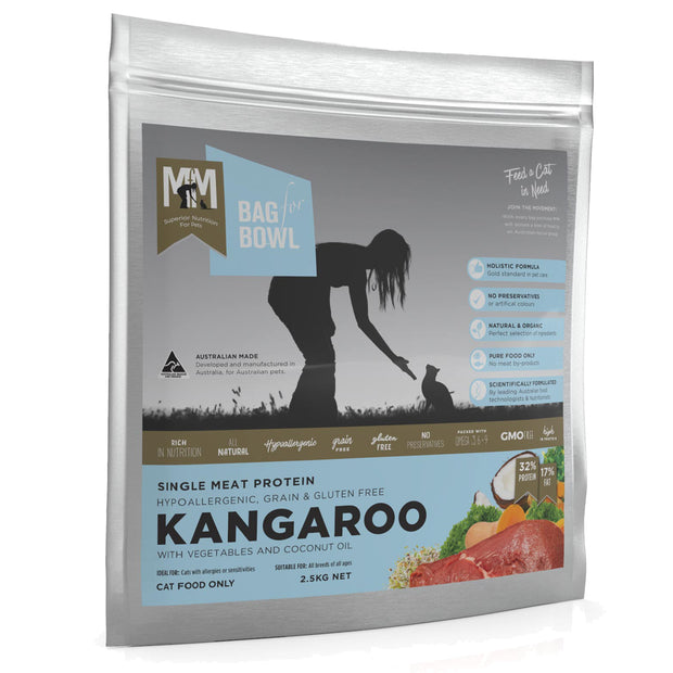 Meals for Meows Single Protein Grain Free Kangaroo 2.5kg