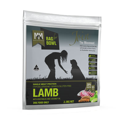Meals for Mutts Single Protein Grain Free Lamb 2.5kg