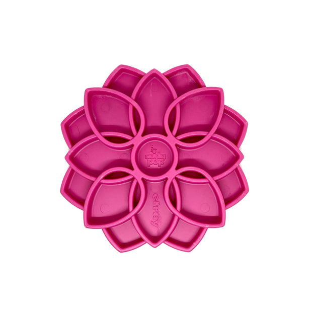 SodaPup Mandala Enrichment Feeder Tray for Dogs - Pink
