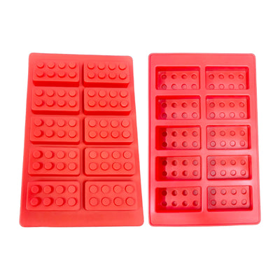 Food Grade Silicone Bricks Mould Red