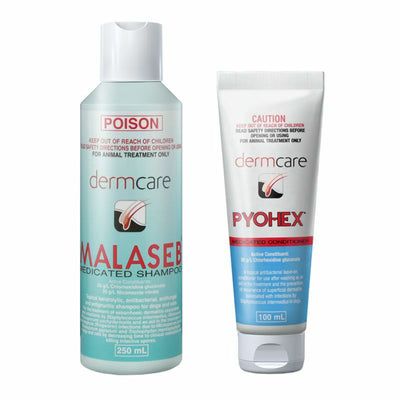 Dermcare Malaseb Shampoo & Pyohex Conditioner Combo Pack