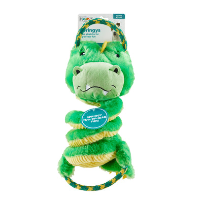 Outward Hound Springy Gator Stretch Toy for Dogs