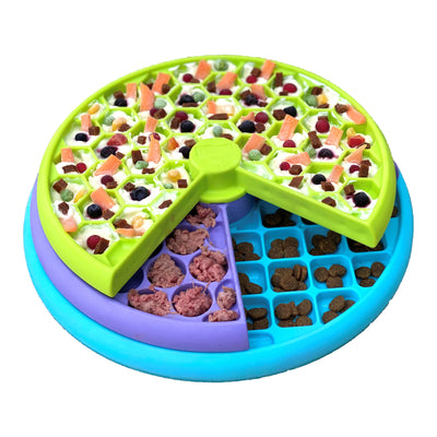 Nina Ottosson Lickin Layers Interactive Dog Treat Release Slow Feeder Puzzle Toy
