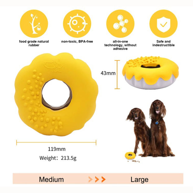 Petopia Ultra Tough Dog Toy Mochi Donut