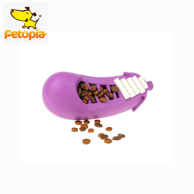 Petopia Ultra Tough Dog Toy Stuffed Eggplant Large