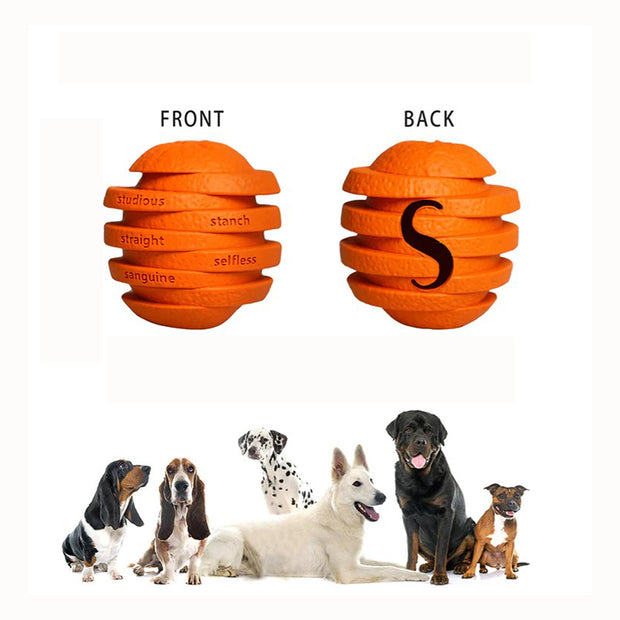 Petopia Ultra Tough Dog Toy Zesty Orange Small