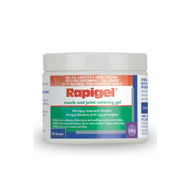 Virbac Rapigel Muscle & Joint Gel for Dogs and Horses 250gm Jar