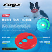 Rogz RFO Frisbee for Small Dogs - Blue