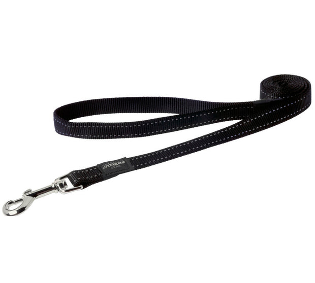 Rogz Utility Lead For Dogs - Snake 16mm 1.4mtr - Black