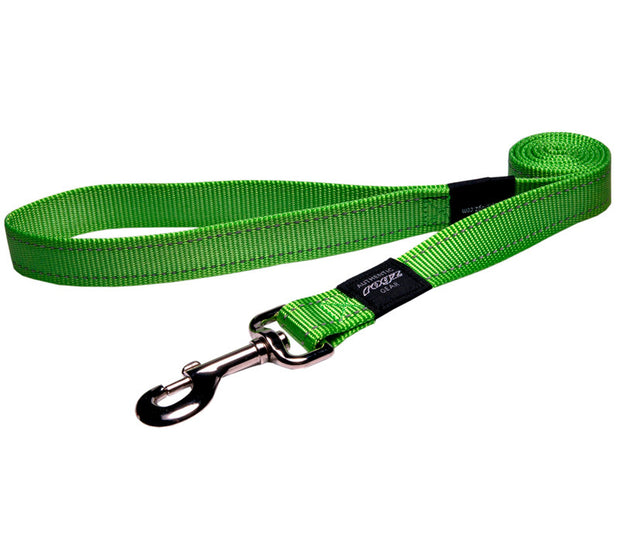 Rogz Utility Lead For Dogs - Snake 16mm 1.4mtr - Lime