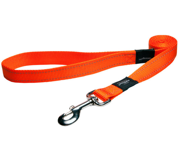 Rogz Utility Lead For Dogs - Snake 16mm 1.4mtr - Orange